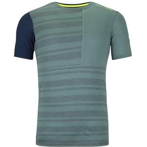 Ortovox - 185 Rock'N'Wool - Merino-ondergoed - Turkoois - Korte Mouwen