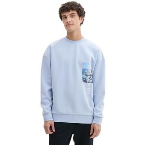 TOM TAILOR Denim Sweatshirt voor heren, 11270 - Kentucky Blue, M