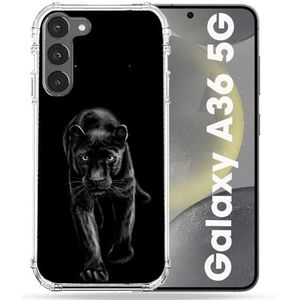 Cokitec Versterkte hoes voor Samsung Galaxy A36 5G Animal Black Panther
