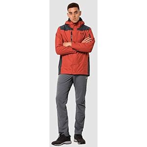 Jack Wolfskin Brecon Range regenjas voor heren regenjas, Mexicaanse peper, XL