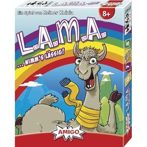 AMIGO spel + vrije tijd speelkaarten 01907 - LAMA