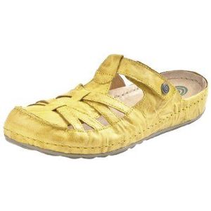 Dr. Brinkmann Dames 700738 slippers, geel 6, 42 EU