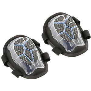 Högert Technik NOAH beschermende kniebeschermers, effen zwart (2 stuks/verpakking), professionele kniebeschermers, voor professionele ambachtslieden en doe-het-zelvers, bouwplaats, tuin, tegels