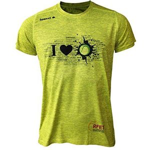 Luanvi Tech T-shirt I Love Tennis, heren, pistache groen, S (47-67 cm)