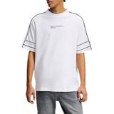 Karl Lagerfeld - KLJ Relaxed Short Sleeve Piping Tee - T-shirt - Wit