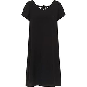 usha Dames midi-jurk, zwart, L