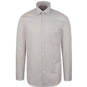 Seidensticker 845641, regular fit, lange mouwen, businesshemd, 38, bruin, 38