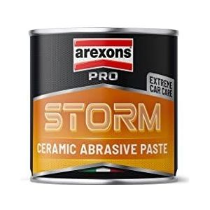 Arexons Car Care Pro Storm keramische schuurpasta, verwijdert vlekken, strepen en resten op de carrosserie, gepolijst geoxideerde lak, 150 ml