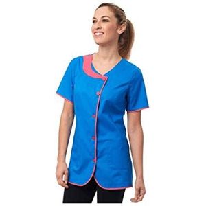 Siggi Horeca Kazak voor dames, blauw/fuchsia, L