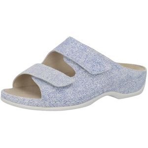 Berkemann Daria pantoffels voor dames, BLAUW GLITTER, 37.5 EU