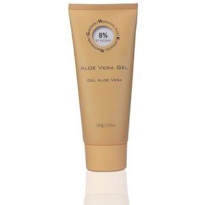 8% - Aloë Vera Gel met Hyaluronzuur - Hydraterend, Kalmerend en Stralend - Kombucha en Niacinamide - Alle huidtypes - Zonder parabenen, sulfaten of siliconen - 100g