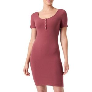 PIECES Pckitte Ss Dress Noos Damesjurk, Apple Butter, M