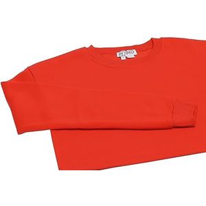 Mymo Athlsr Trui met lange mouwen voor dames van 100% polyester met ronde hals ROOD maat S, rood, S