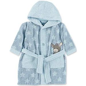 Sterntaler - Emmi - Badjas - Blauw - Katoen - Met Capuchon en Opgenaaide Zakken