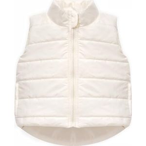 Pinokio Babymeisje met band, zakken en lange rug vest, ECRU LILIAN, 116 cm