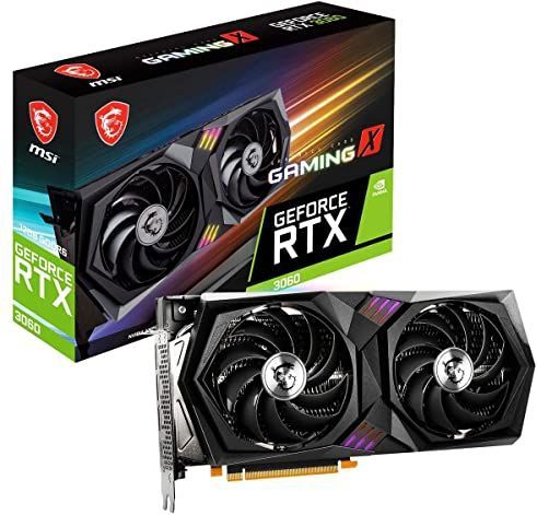MSI GAMING GeForce RTX 3060 X 12G NVIDIA 12 GB GDDR6