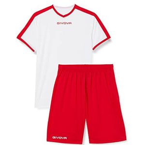 Givova, Revolution-set, wit/rood, 3XS