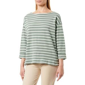 s.Oliver T-shirt voor dames, 3/4 mouw, groen, 44, groen, 44
