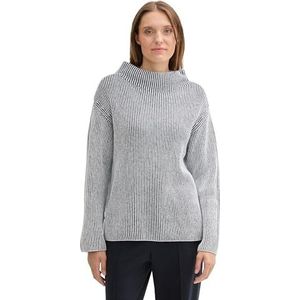 TOM TAILOR Damestrui, 37139 - Sky Captain Blue Plaited Rib, XXL