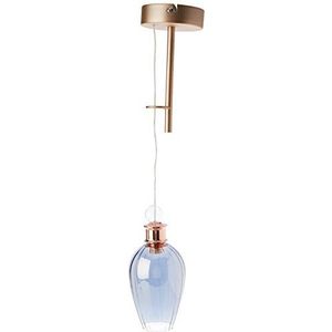 Homemania wandlamp, metaal, glas, meerkleurig