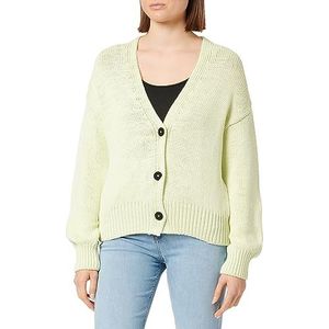 HUGO Smeginella gebreide cardigan voor dames, Bright Yellow733, S