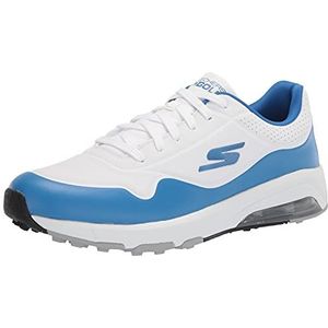 Skechers Heren Go Walk 5 Warwick Schoen, Wit Blauw, 42 EU