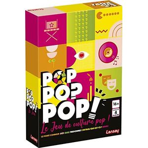 Pop Pop Pop gezelschapsspel, gezelschapsspel, vanaf 16 jaar, vanaf 4 spelers, Lansay