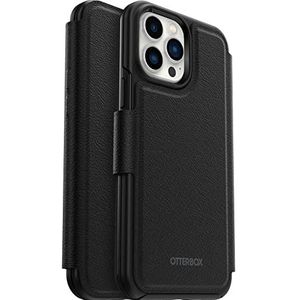 OtterBox Folio voor iPhone 13 Pro Max / iPhone 12 Pro Max voor MagSafe, Soft-Touch Folio met 3 sleuven, sterke magnetische uitlijning en bevestiging met MagSafe, Zwart, Geen hoesje inbegrepen