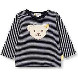 Steiff Baby-jongens met schattige teddybeer applicatie sweatshirt, Steiff Navy, 56 cm