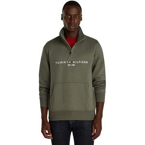 Tommy Hilfiger Sweatshirt met ritssluiting voor heren, met halve ritssluiting