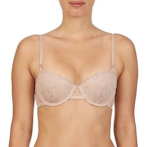 DKNY Women's Superior Scalloped Lace Balconette Bra, Line Cups, Cameo, 34A