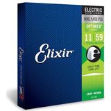 Elixir® Strings snaren voor zevensnarige elektrische gitaar met OPTIWEB®-Coating, medium (.011-.059)