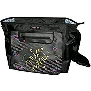 City-Tris & Ton baby-/schoudertas, voor mama of papa, Kitty Cat met 12 zakken, 6 binnenzakken, grote inhoud, eenvoudige bevestiging aan de kinderwagen en ritssluiting (Trisyton)