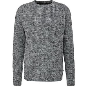Q/S designed by Men's 2118682 gebreide trui, zwart, S