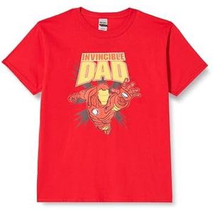 Marvel BOMARCOTS207 T-shirt voor jongens ""Invincinble Iron Man"", rood, maat 12 jaar, Rood, 12 Jaren