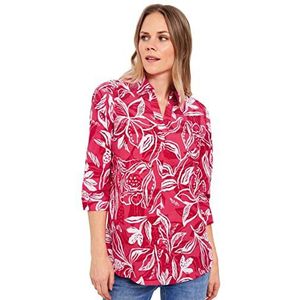 Cecil Linnen blouse voor dames, strawberry red, XXL