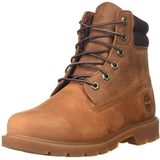 Timberland Linden Woods WP Fashion Boot voor dames, 6 inch, donkerbruin, volnerf, 38,5 EU breed, Dk Brown Full Grain, 38.5 EU Breed