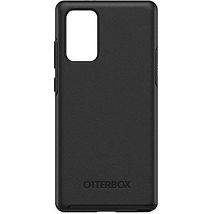 OtterBox Symmetry-hoesje voor Samsung Galaxy Note 20 5G, schokbestendig, valbestendig, dunne beschermende hoes, 3x getest volgens militaire standaard, antimicrobiële bescherming, Zwart