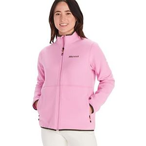 Marmot Dames Wm's Rocklin Full Zip Jacket, Warme fleecejas, outdoorjas met doorlopende ritssluiting, ademende en winddichte trui, Wild Orchid, M