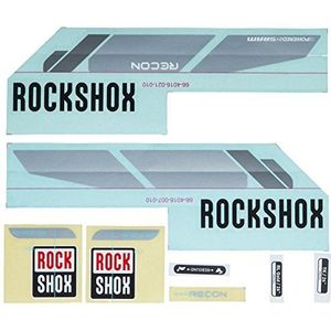 RockShox Decal Kit Recon 26"" (Schijfrem) Zilver/Wit Onderbeen A1-A3, 11.4318.003.269