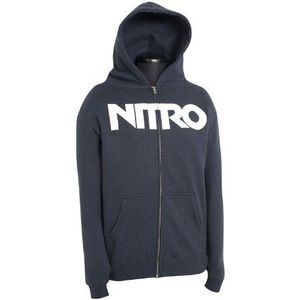 Nitro Kindertrui met capuchon standaard, Navy, M
