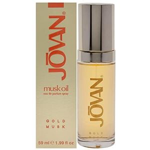 Jovan Gold Musk Eau de Parfum Natural Spray for Woman, per stuk verpakt (1 x 59 ml)