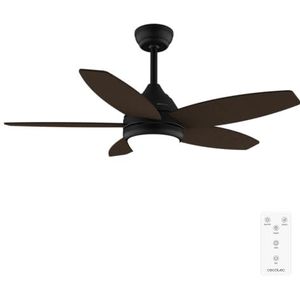 Cecotec - EnergySilence Aero 4200 - Plafondventilator - Zwart en Donker Hout - 53 W - Diameter 106 cm - Met Licht en Timer