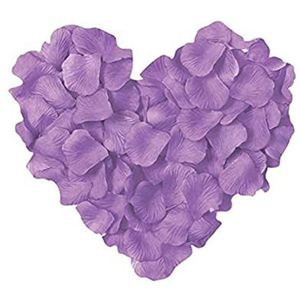 1000 stks Licht Paars Zijde Rose Bloemblaadjes Moederdag Bruiloft Confetti Verjaardag Tafel Decoraties Doop Bloemen Scatter