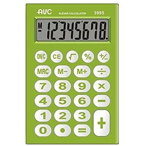 Alevar Rekenmachine AVC 8 groene cijfers
