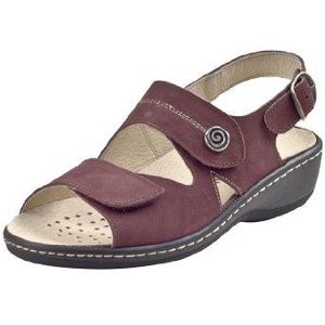 Dr. Brinkmann Dames 710636 Slingback sandalen, Rood Bordeaux 41, 35 EU