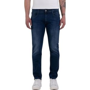Replay Anbass slim fit jeans voor heren met powerstretch, blauw (mediumblauw 009), W33 x L36