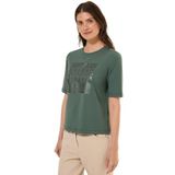 Cecil T-shirt voor dames, Dark Balmy Khaki, L