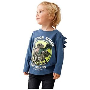 Bestseller A/S Baby Jongens NMMJINUS Jurassic LS TOP NOOS VDE shirt met lange mouwen, Bluefin, 80, Bluefin, 80 cm