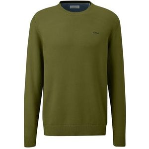 s.Oliver - Herentrui - Groen - Geborduurd Logo